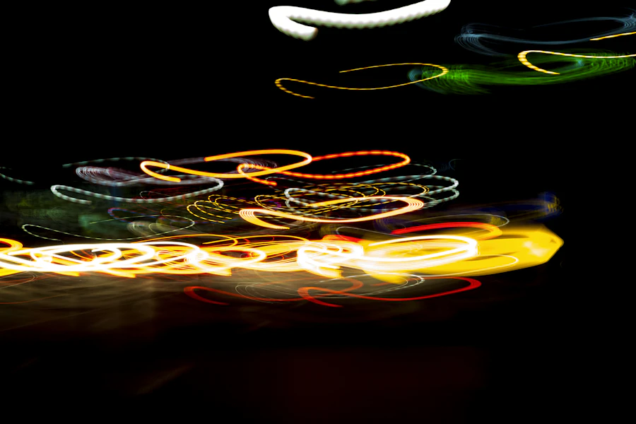 Coiled LED light strip