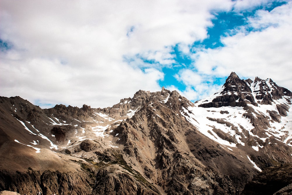 snow capped mountain at daytime