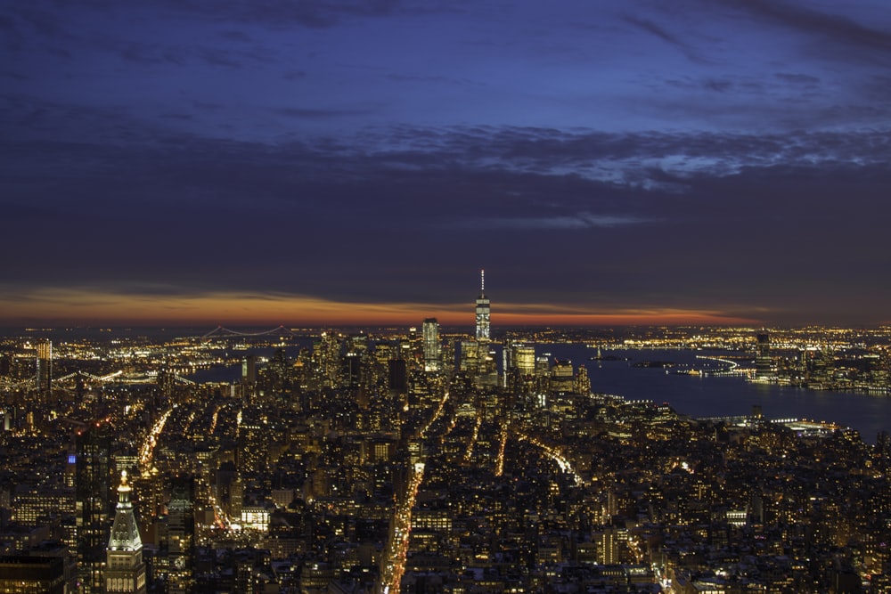 aerial view photography of city building