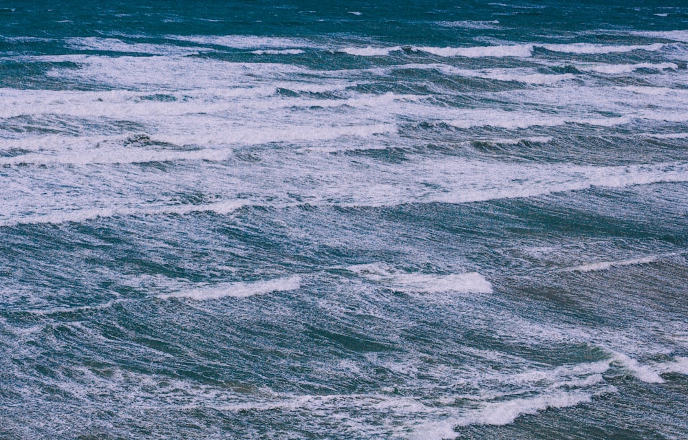 aerial view of body of water