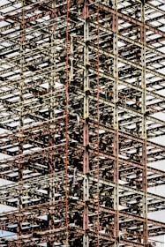 gray building frame