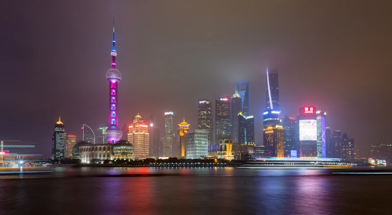 Shanghai skyline from The Bund