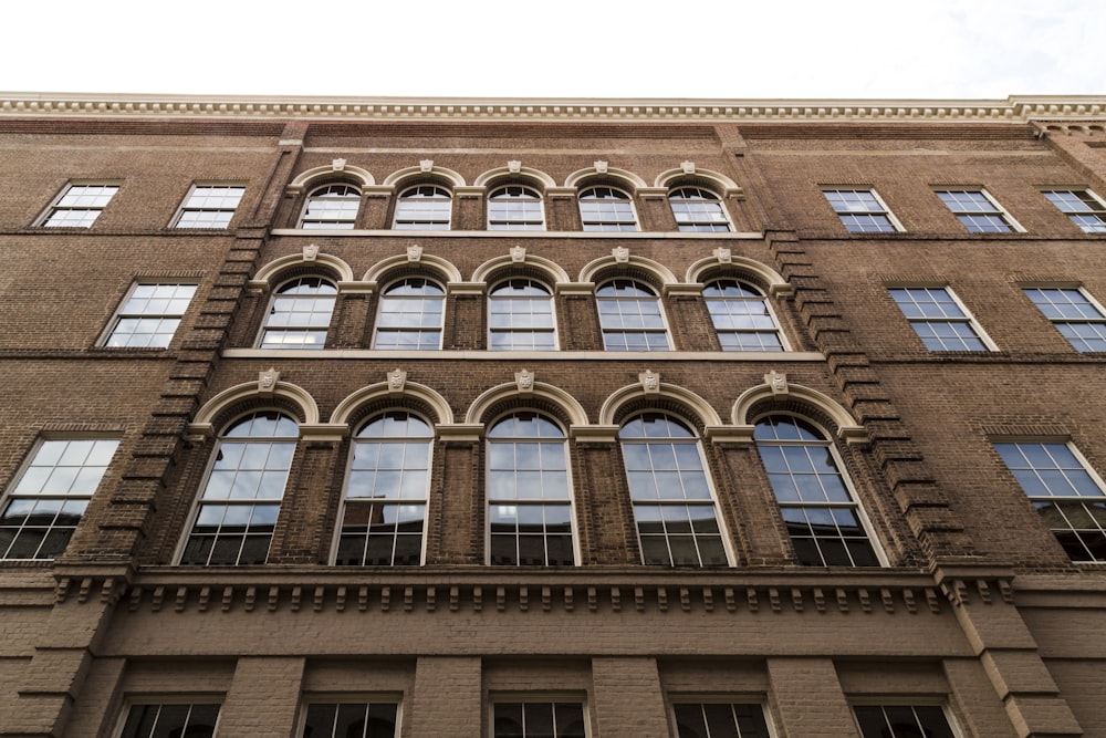 brown 4-storey building