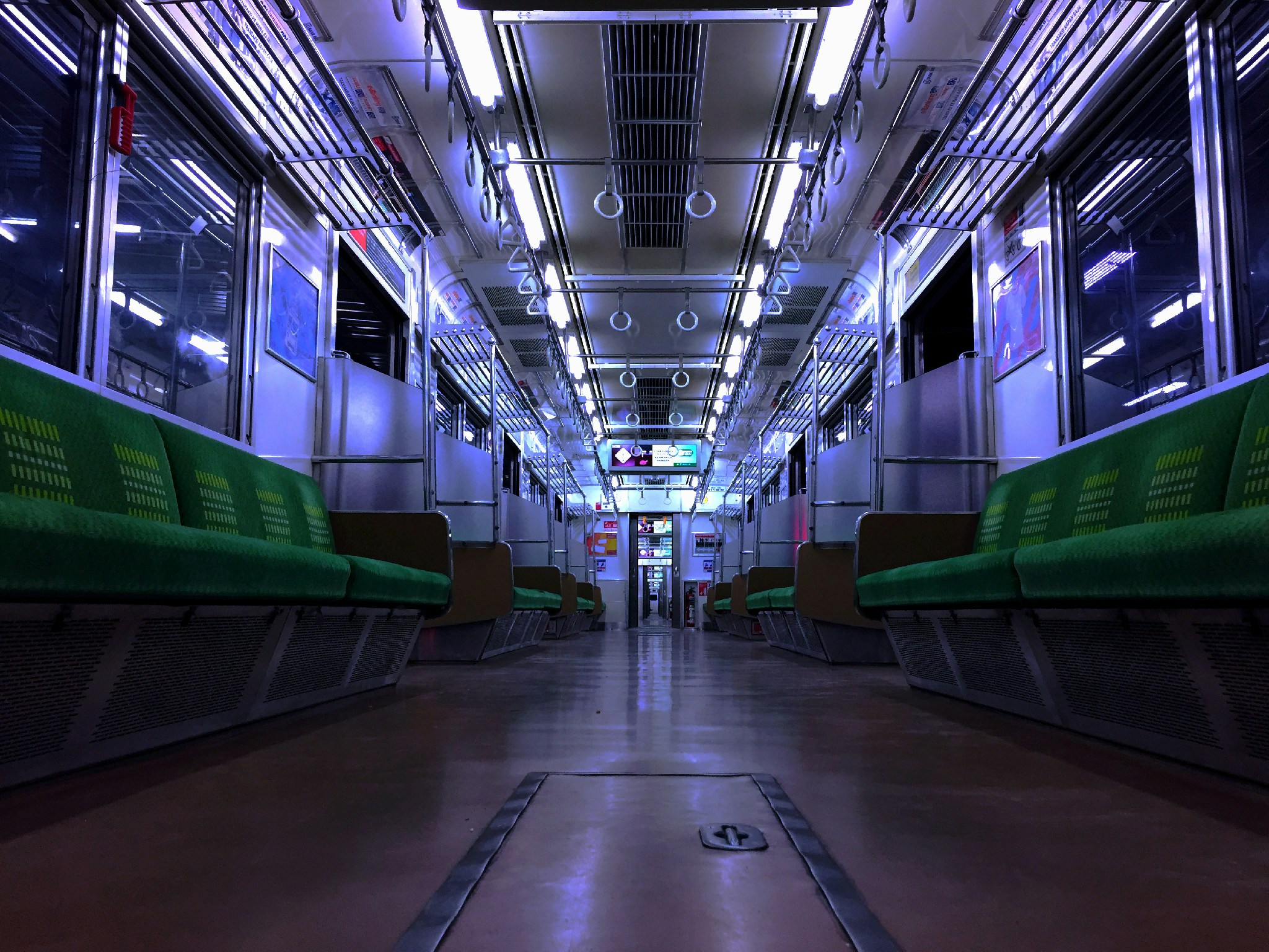 photo of empty train