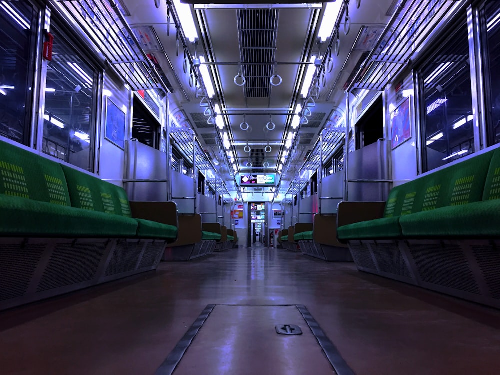 photo of empty train