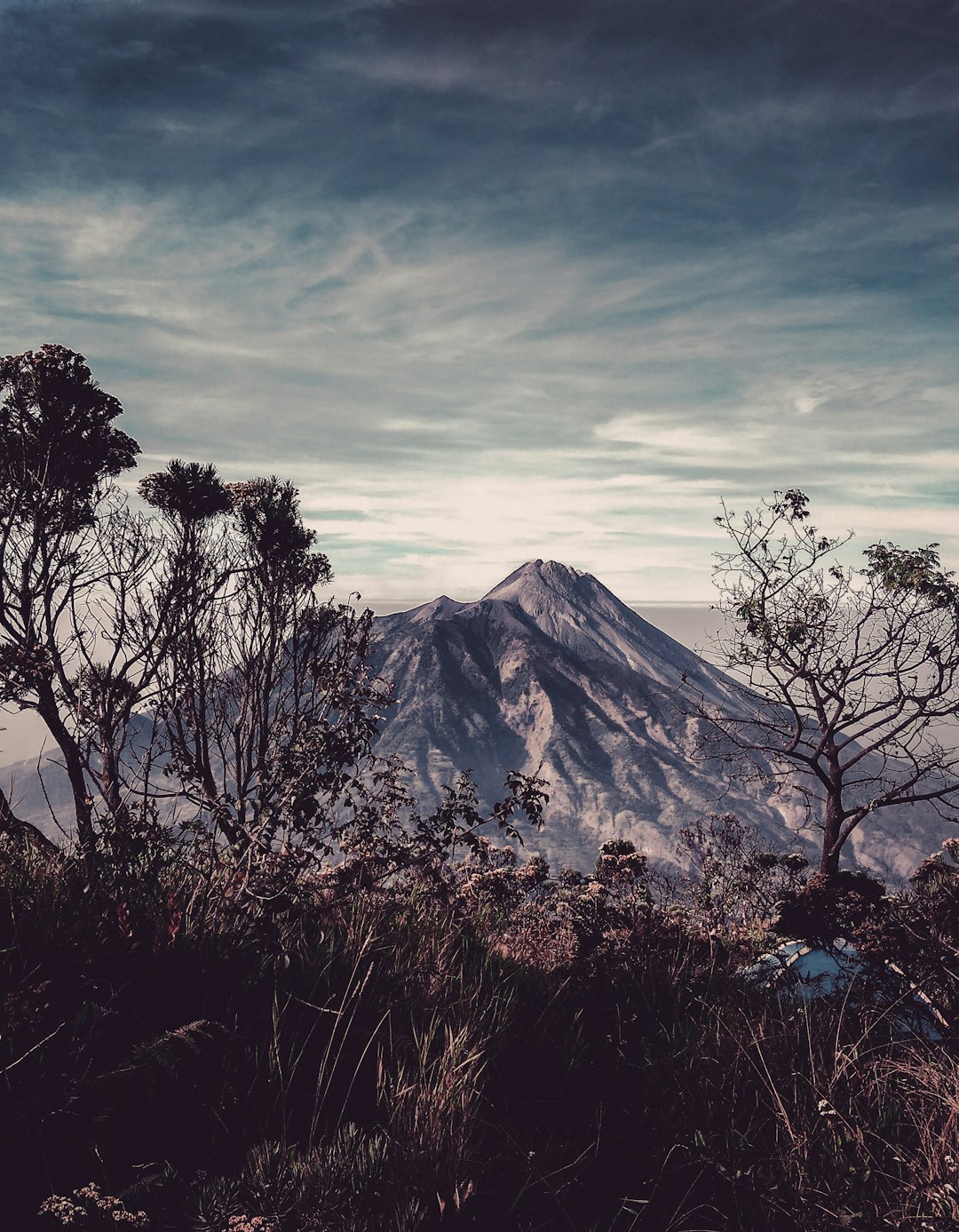 photo of Boyolali Mountain range near Mount Merapi