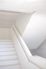 photo of white staircase