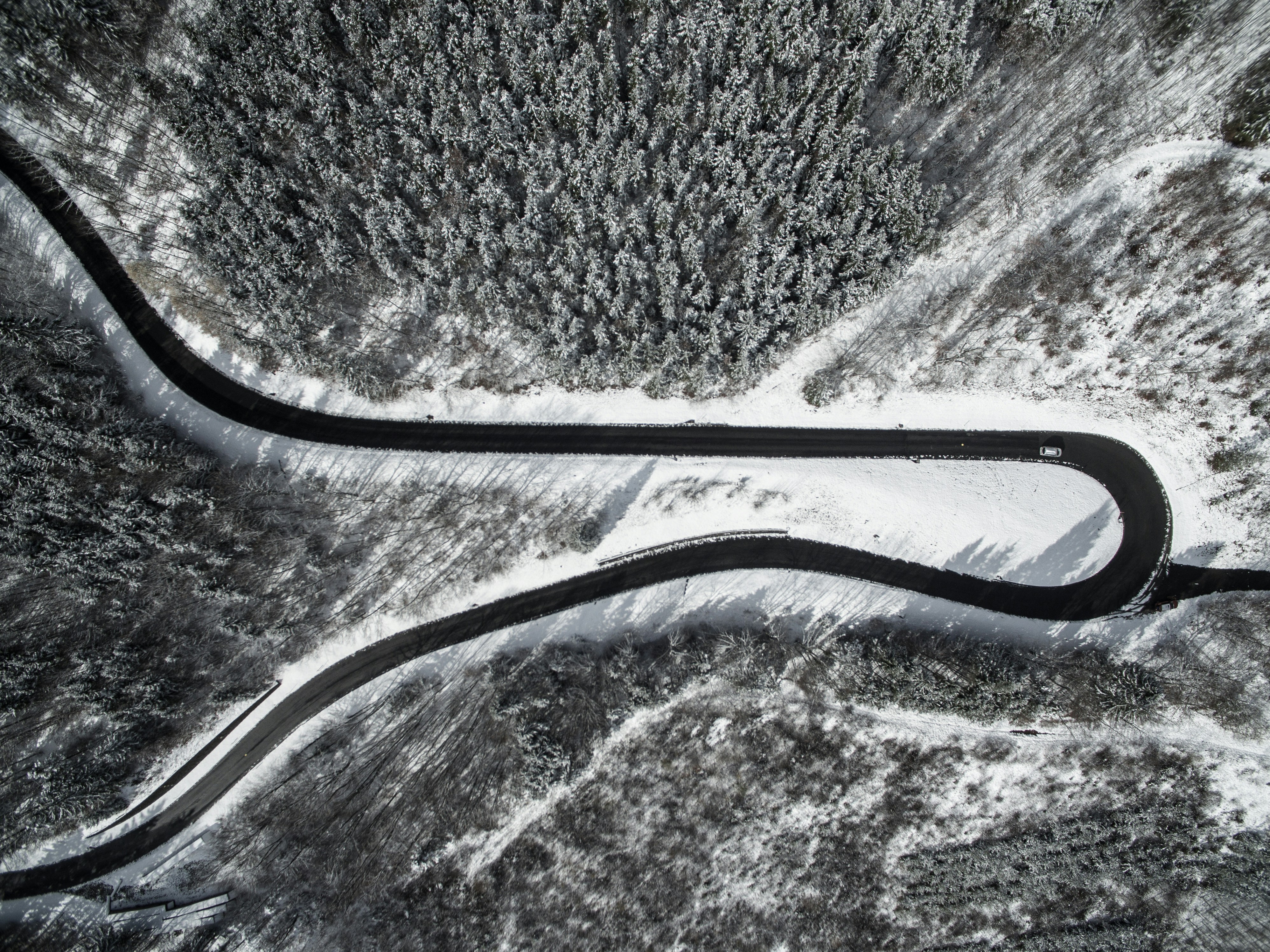 Bird's-eye view photography of road photo – Free Path Image on Unsplash