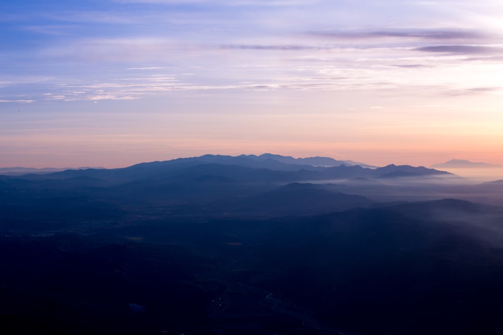 Vue aérienne des Blue Mountains