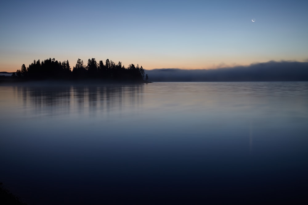 landscape photo of island