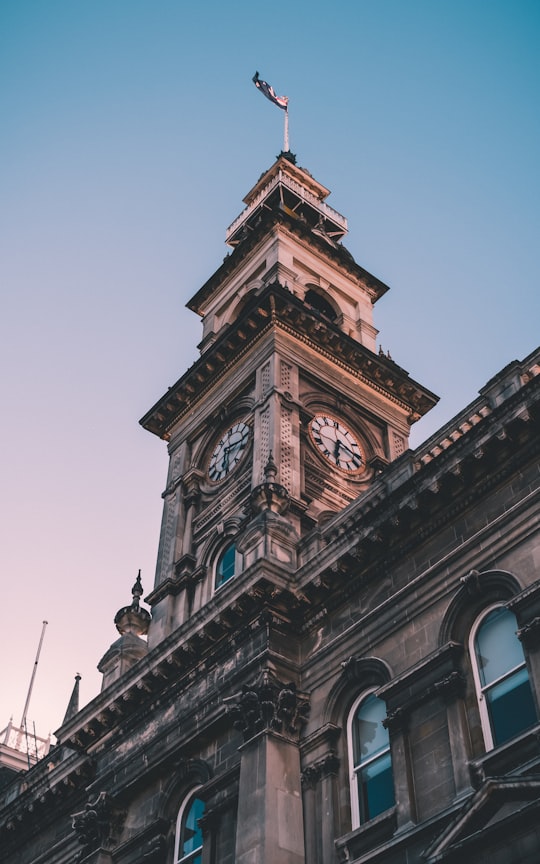 low angle photography of building in Dunedin New Zealand