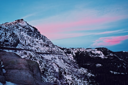 photo of Truckee Mountain range near Eagle Falls