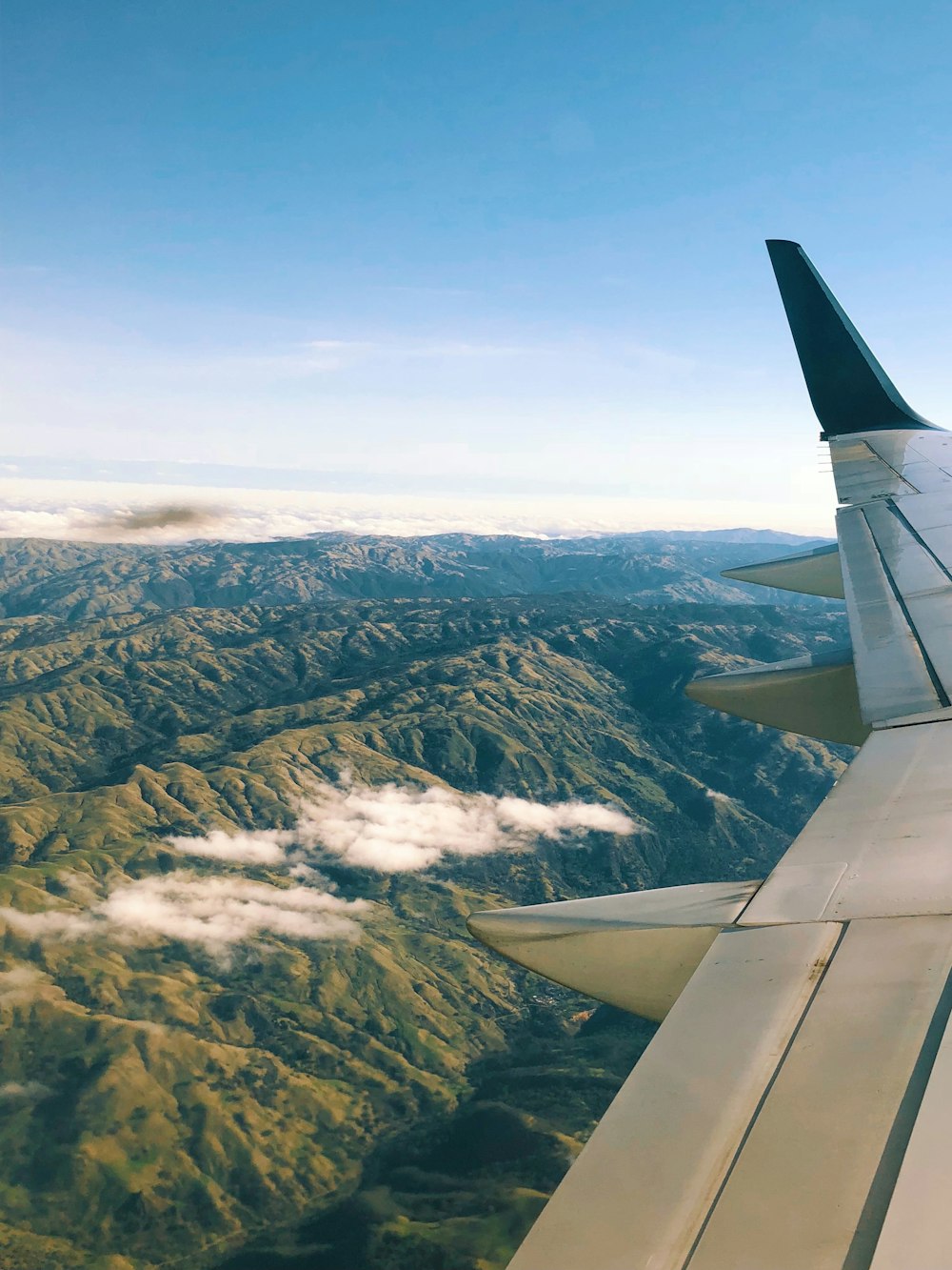 bird's eye view photography of mountains