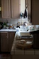 white wooden kitchen cabinet