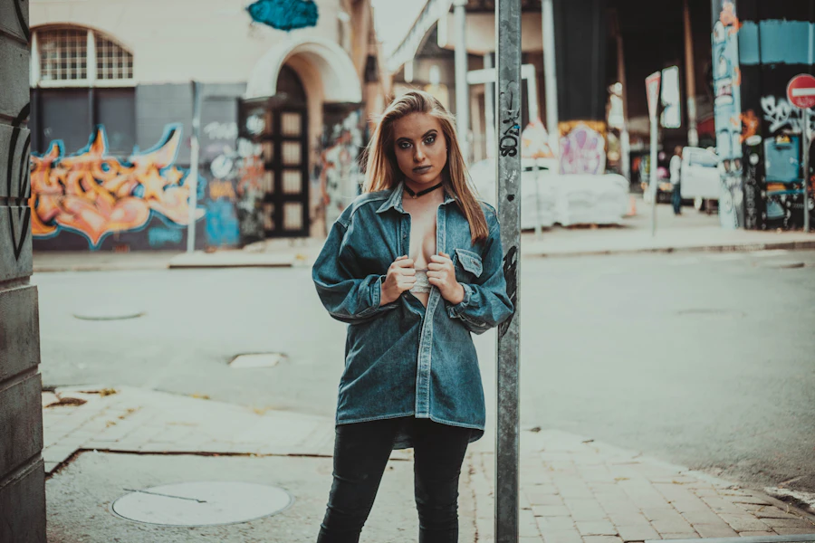 Street fashion portrait in Newtown, Johannesburg
