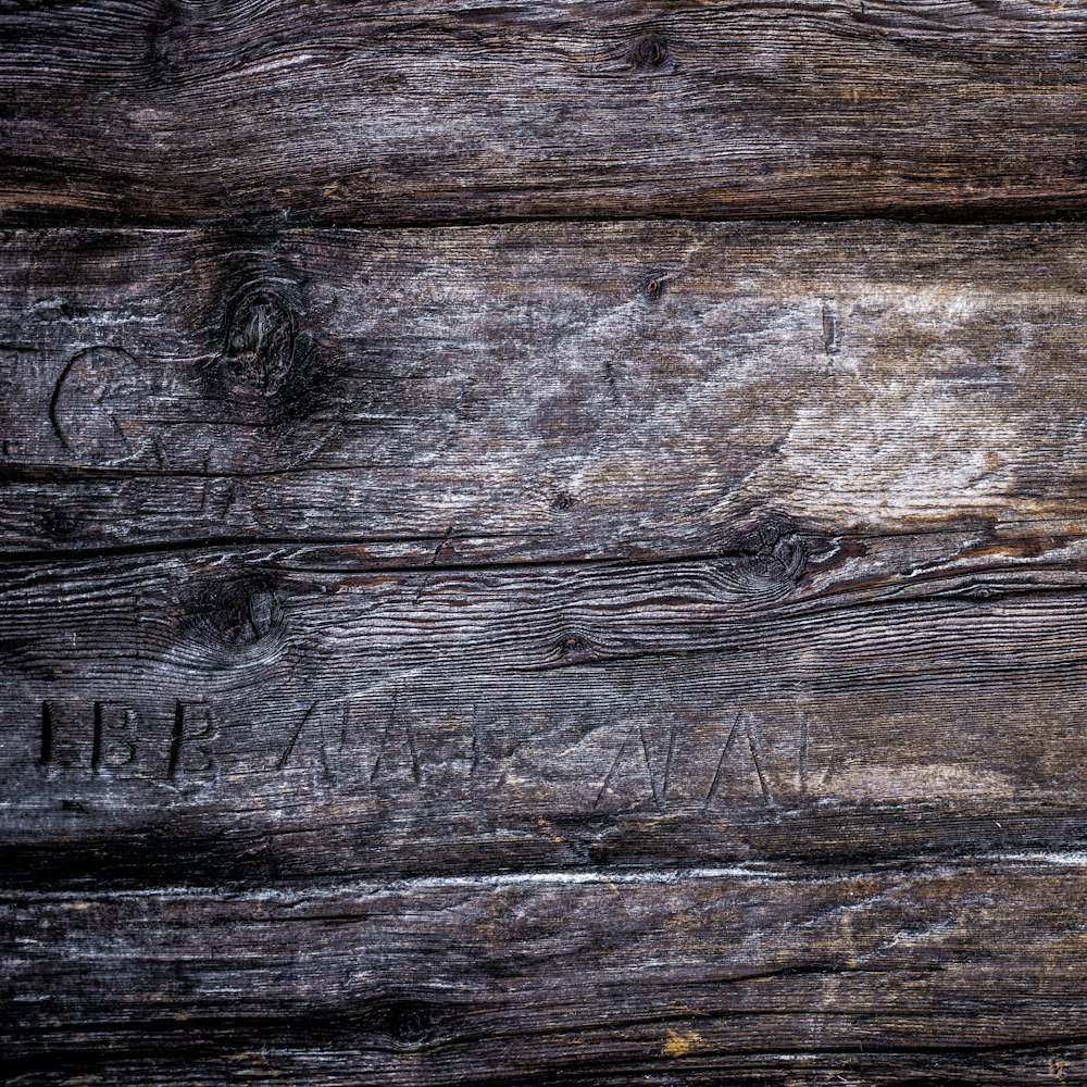 brown wooden surface