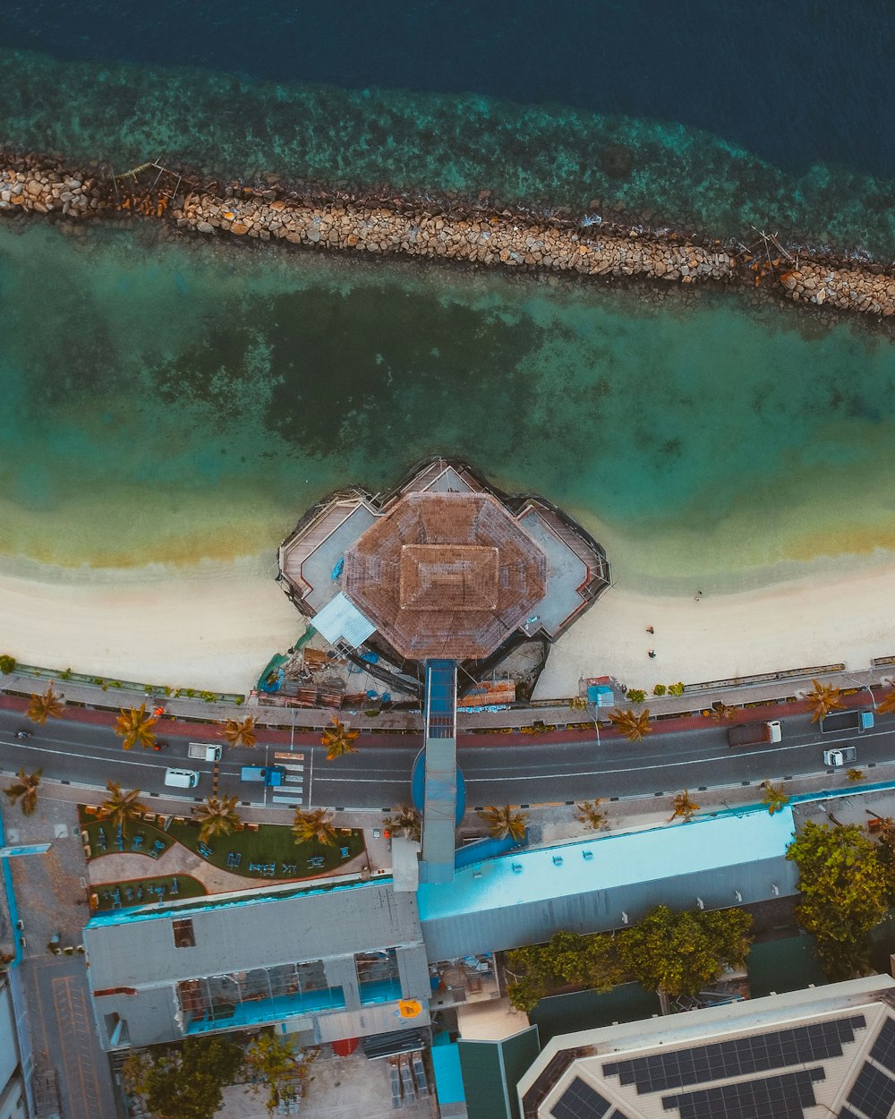 aerial photography of houses