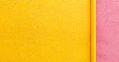 yellow painted wall