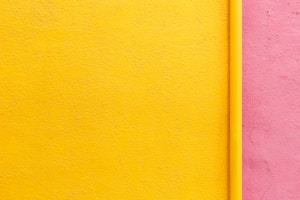 yellow painted wall