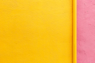 yellow painted wall