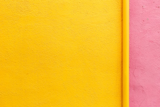 yellow painted wall