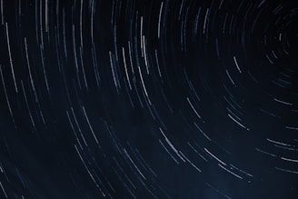 timelapse photography of stars
