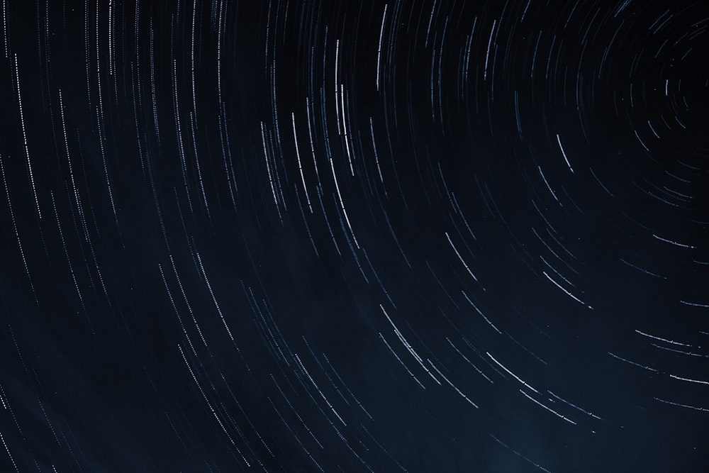 timelapse photography of stars