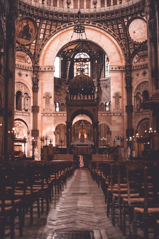 interior photography of church in Église Saint-Augustin France