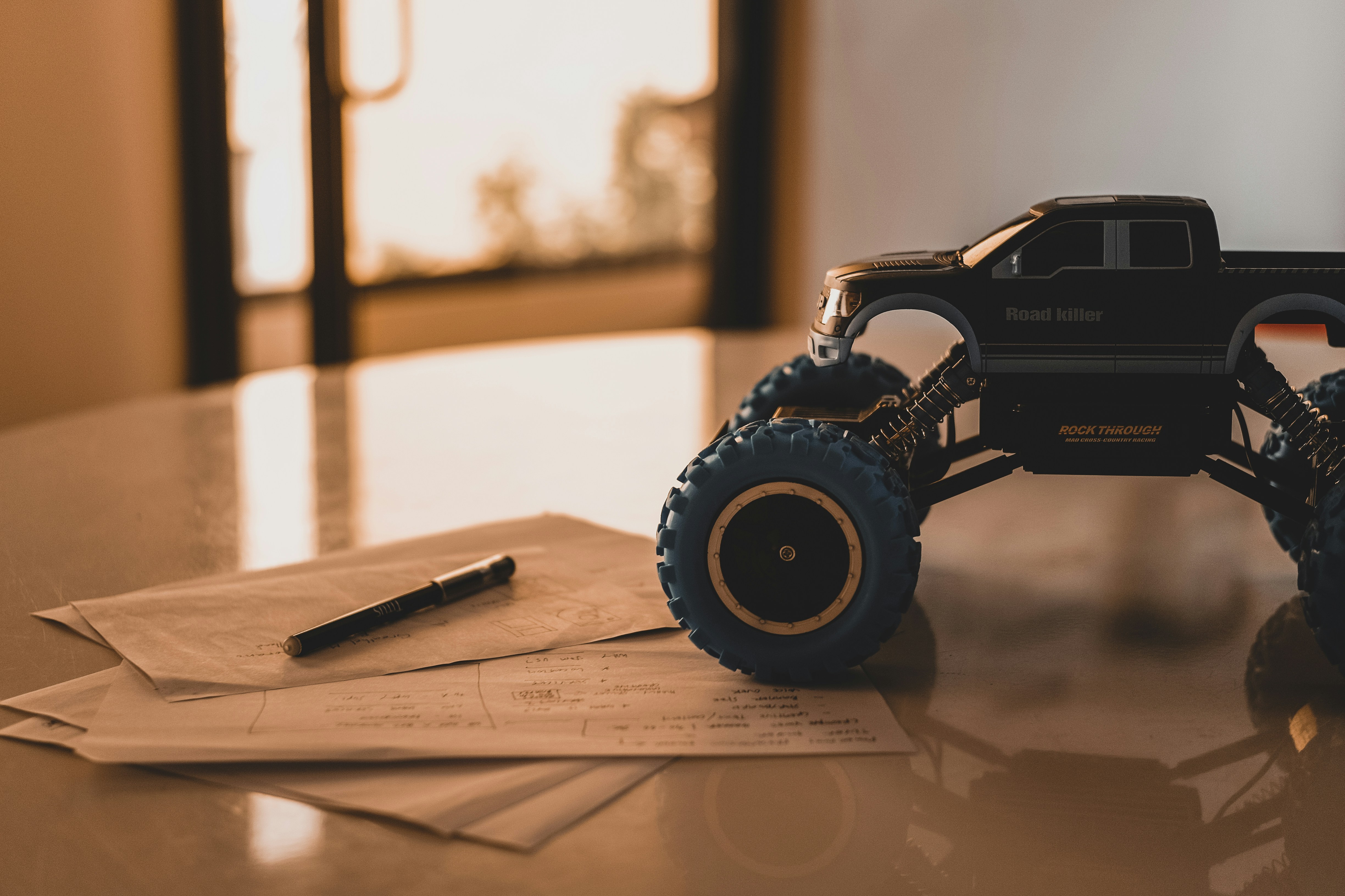 I was inspired and took a photo during my day job. My eyes are tired working in my computer. To de-stress, I then played a toy truck which is owned by my workmate and then poof, i thought of it as a good subject. :) Please see also the part 2 on this link. https://unsplash.com/photos/fkYSKFbpERo/download?force=true