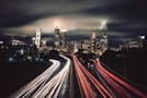 time-lapse photography of city night lights