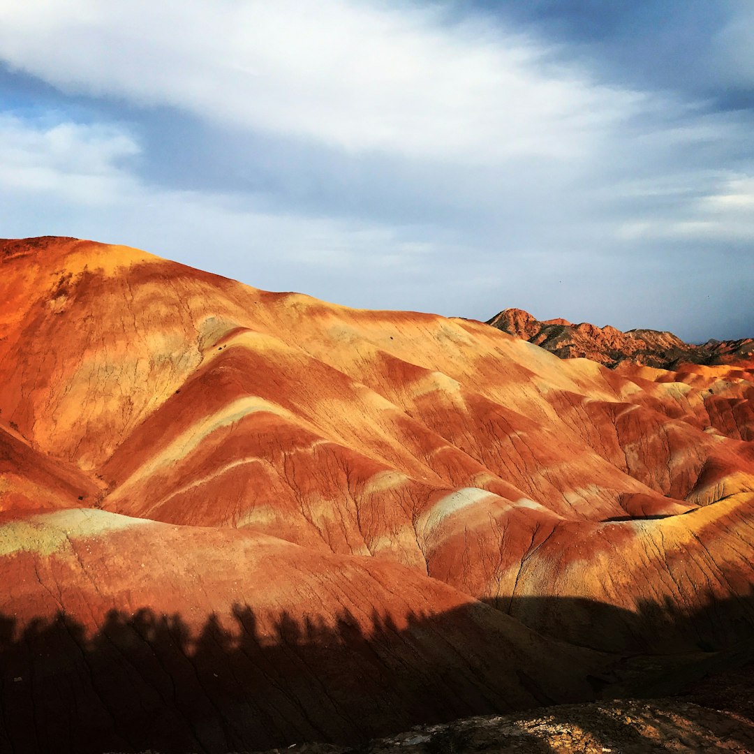 travelers stories about Badlands in Zhangye, China