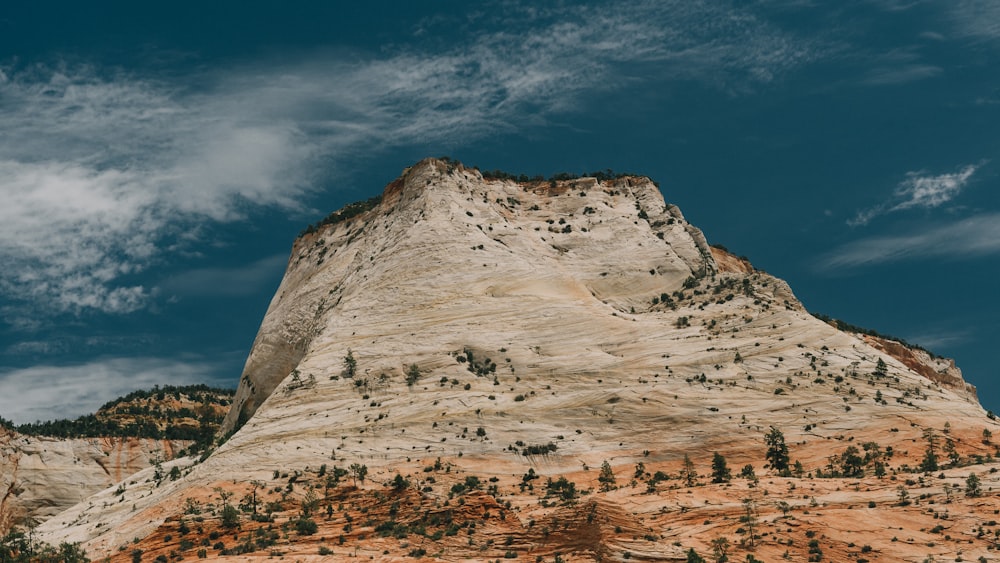 landscape photography of mountain