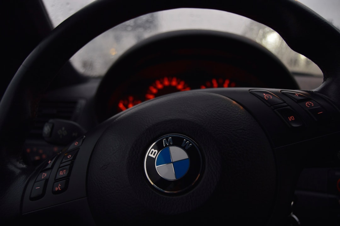 photo of BMW steering wheel