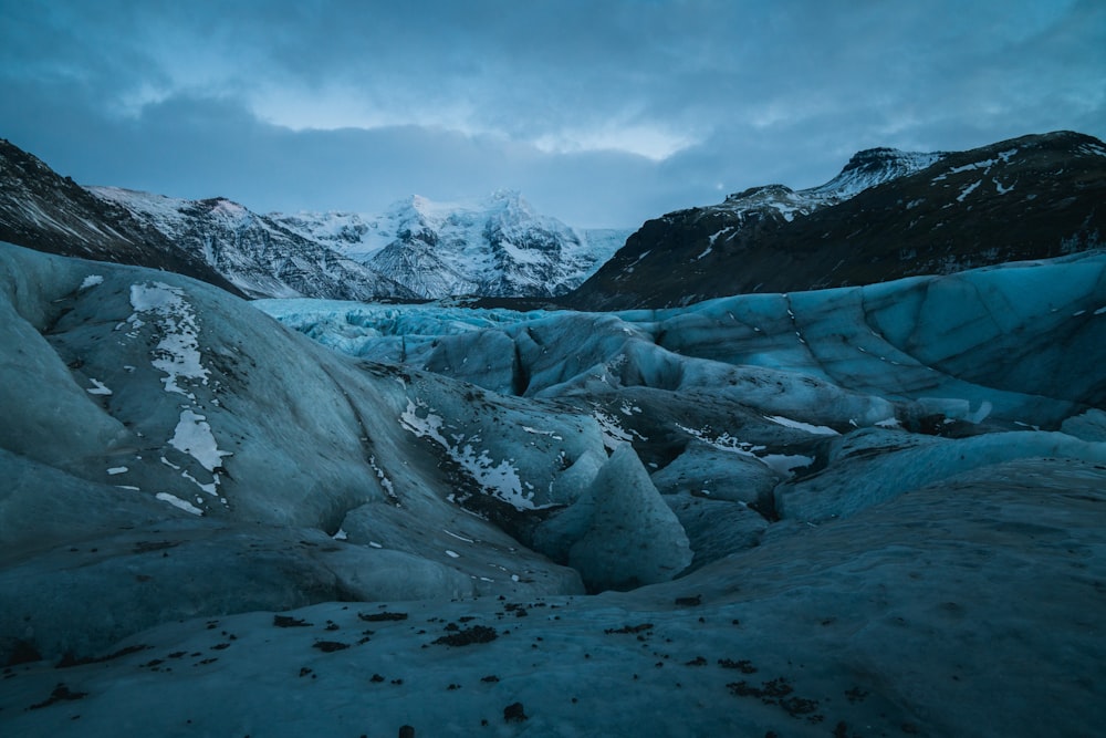 landscape photography of snowy mountain