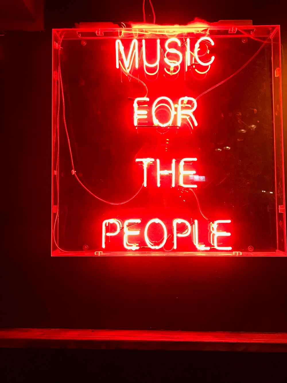 red music for the people LED light