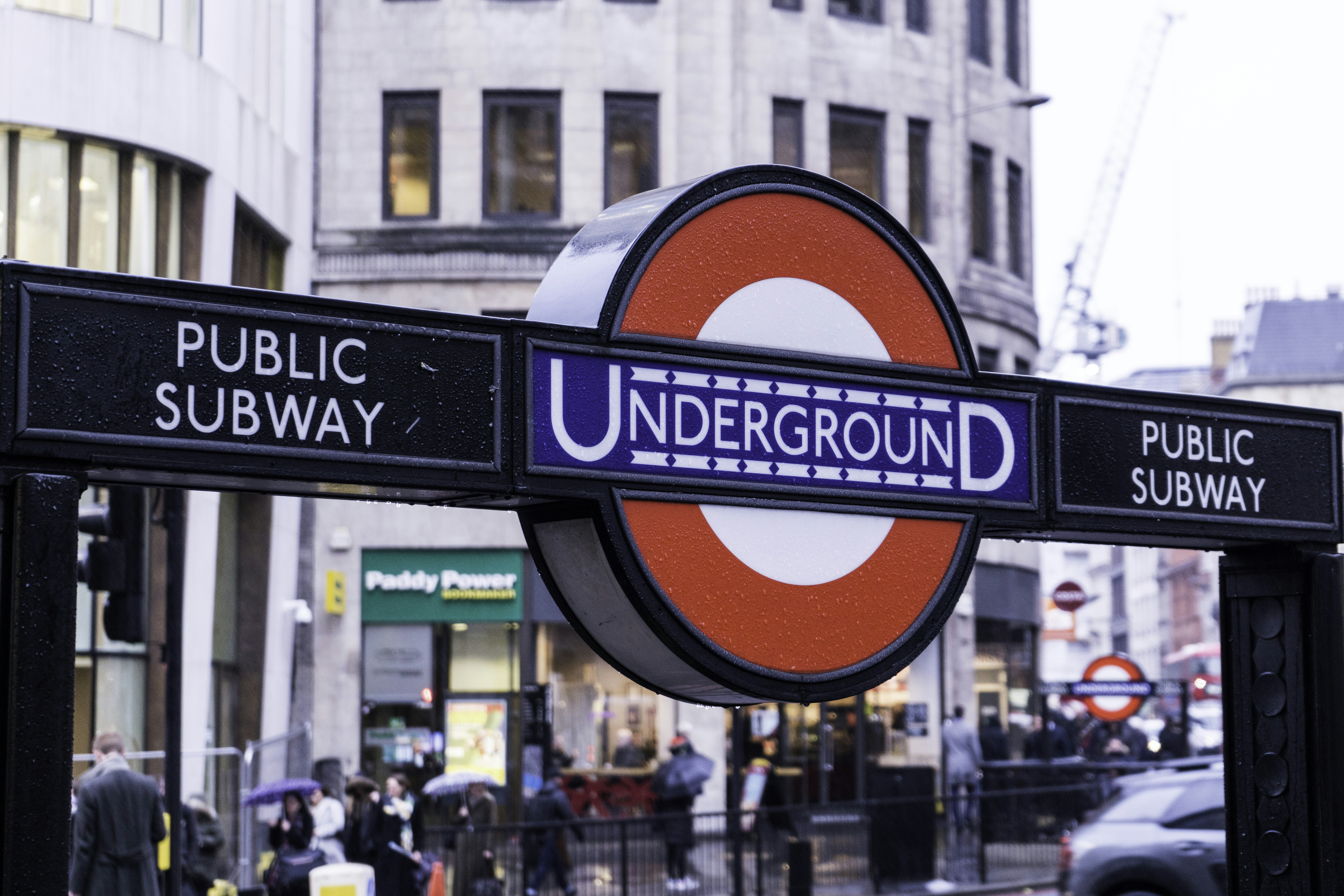 Simple public subway in London