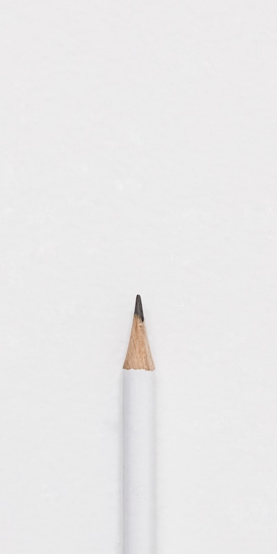 a pencil isolated on a white background