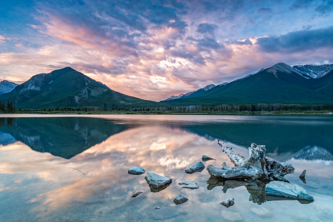 Glacial lake photo spot Vermilion Lakes Road Kananaskis Improvement District