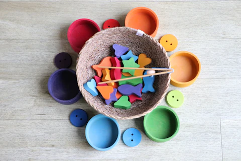 Rainbow Sorting Bowls