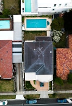 bird's-eye-view photo of buildings