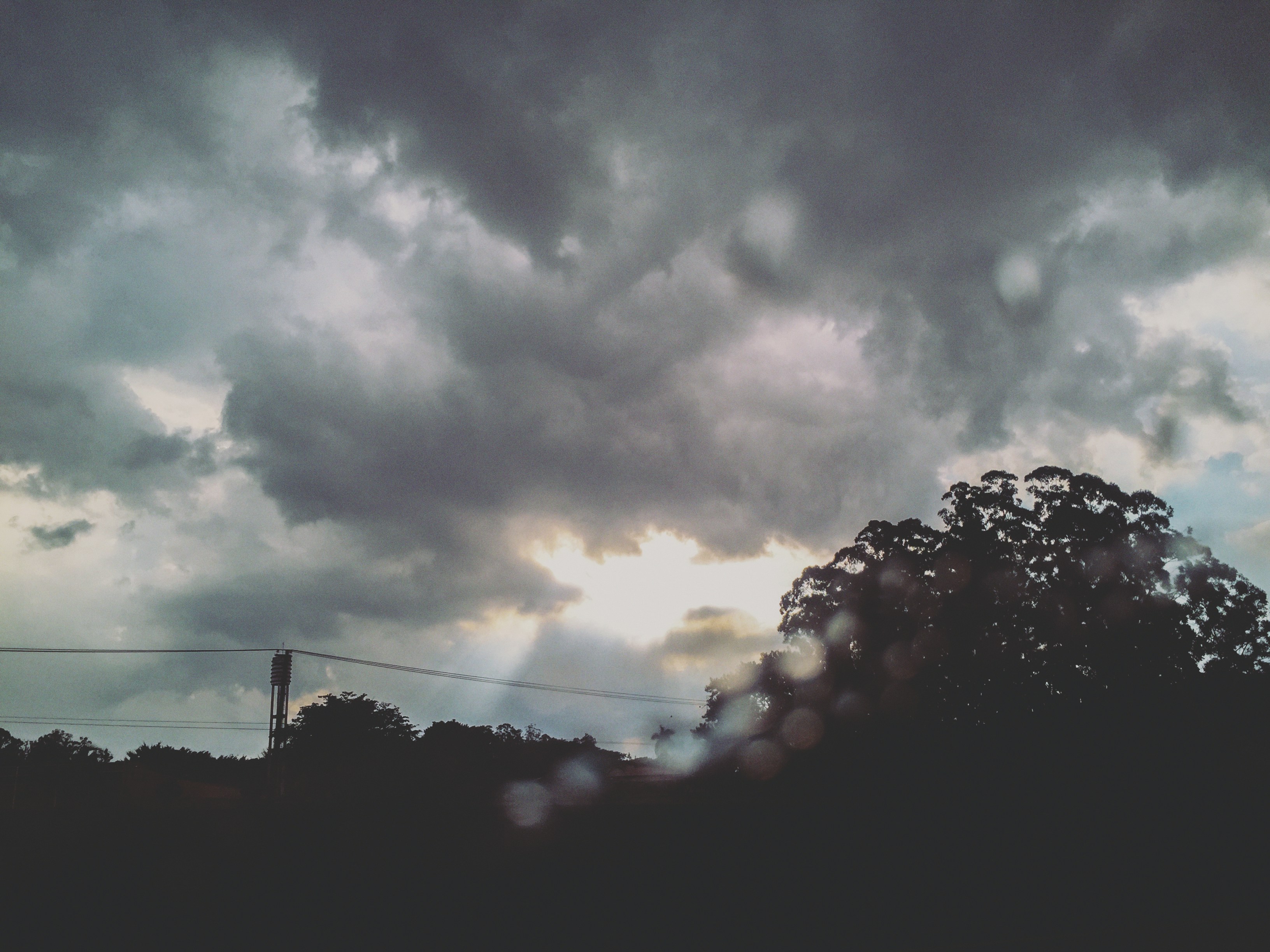 Плотный туман. Туча с дождем. Серый пейзаж. Серая дождевая дымка затянула окрестность. Синтаксический разбор сложного предложения примеры.