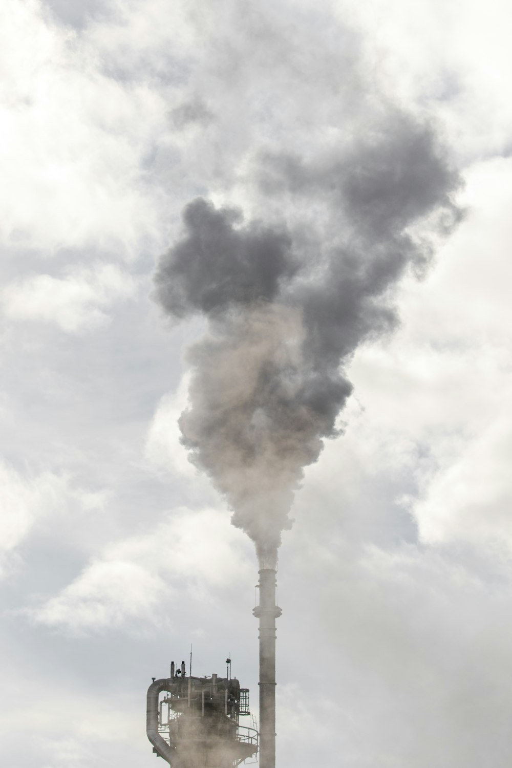 smoke coming out from pipe