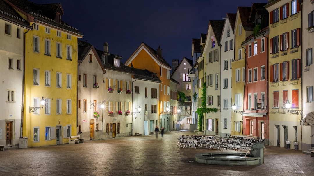 two person walking on street with lights, night walk