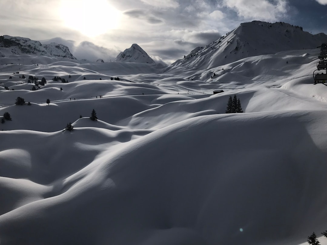 Glacial landform photo spot Belle Plagne Mont Blanc massif