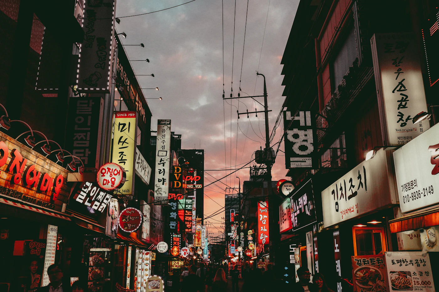 눈 내린 일본 풍경