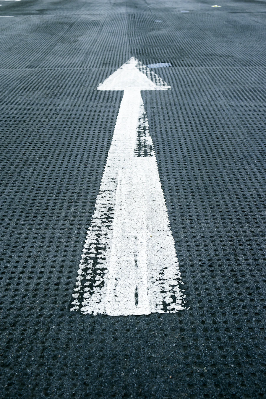 Arrows pointing in different directions representing narrative choices