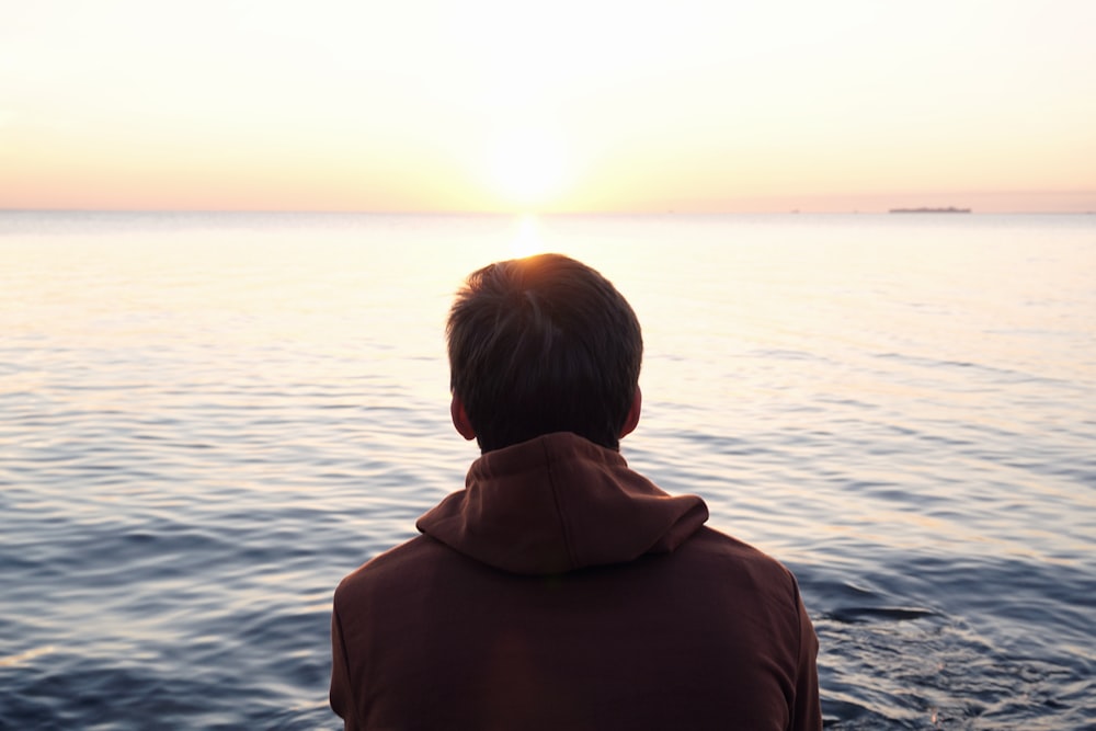 man on body of water