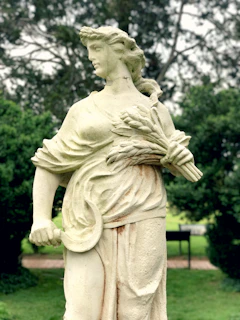 A serene and empowering image representing feminine strength.