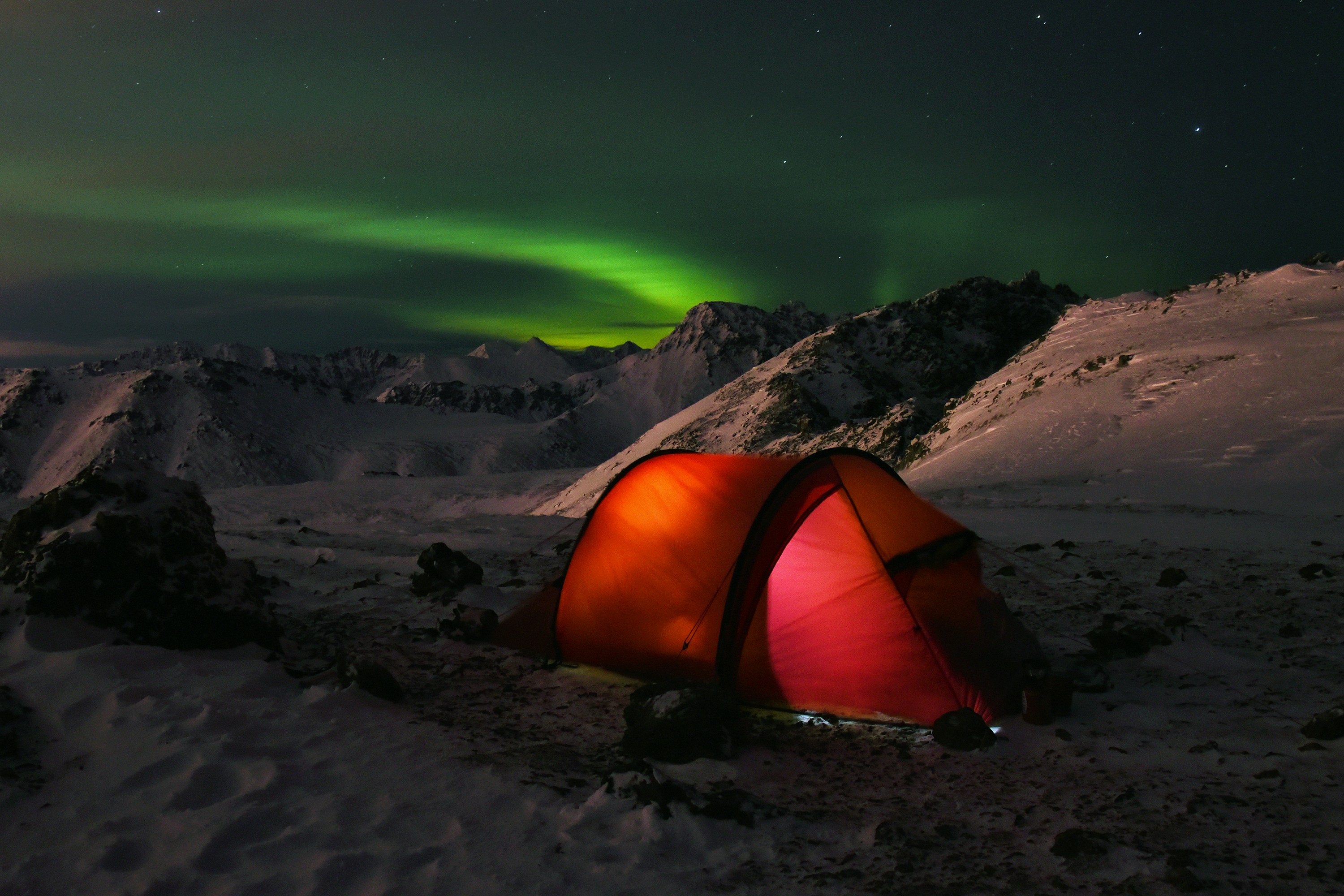 Northern Light camps in Sweden