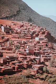 villages in edge of mountain